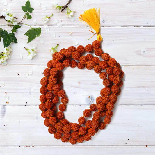 Original 5 Mukhi Rudraksha Mala - 108+1 Beads